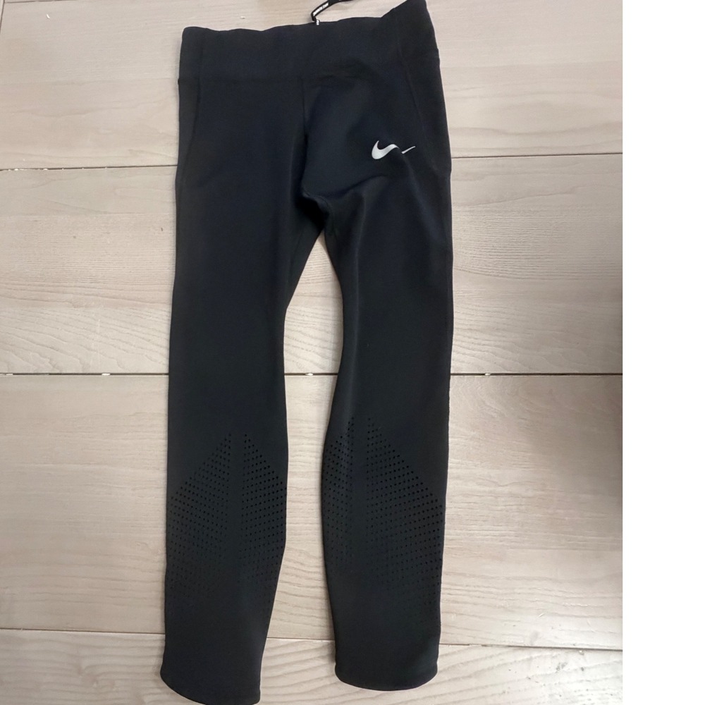 Nike Running Leggings Women Medium Stretch Perforated Gorpcore Gym Athletic